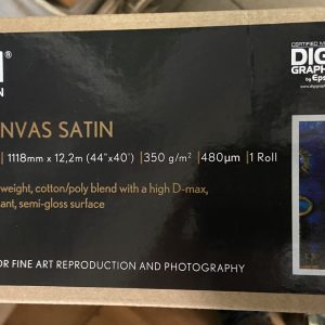 C13S041848 Бумага Холст EPSON Premium Canvas Satin рулон 44" x 12.2 м