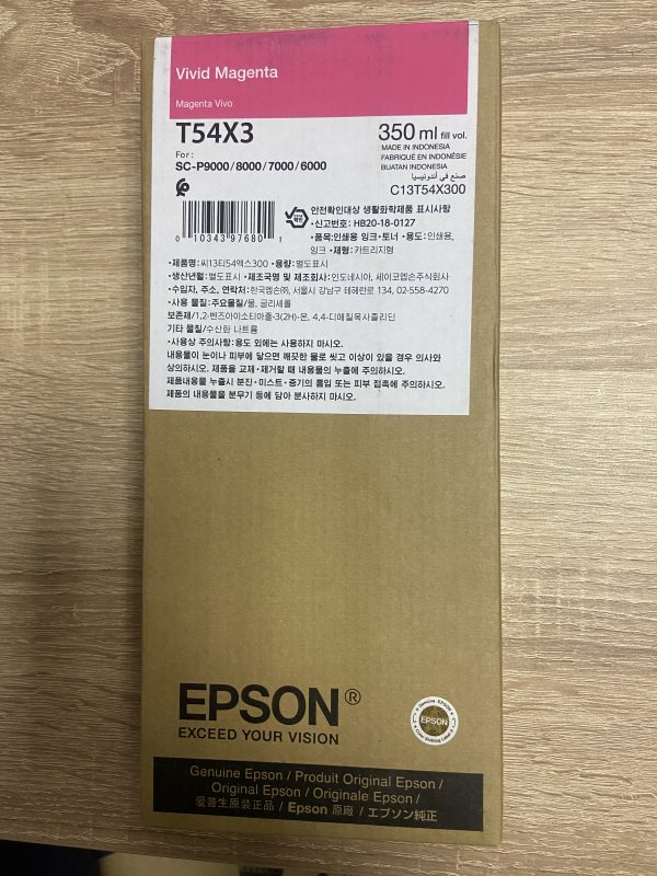 C13T54X300 Картридж EPSON T54X3 для SureColor SC-P6000 P7000 P8000 P9000 P9000V (Magenta) 350ml