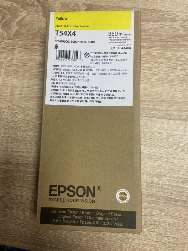 C13T54X400 Картридж EPSON T54X4 для SureColor SC-P6000 P7000 P8000 P9000 P9000V (Yellow) 350ml