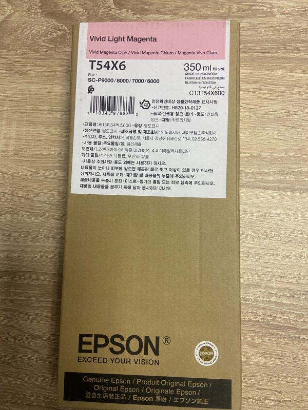 C13T54X600 Картридж EPSON T54X6 для SureColor SC-P6000 P7000 P8000 P9000 P9000V (Light Magenta) 350ml