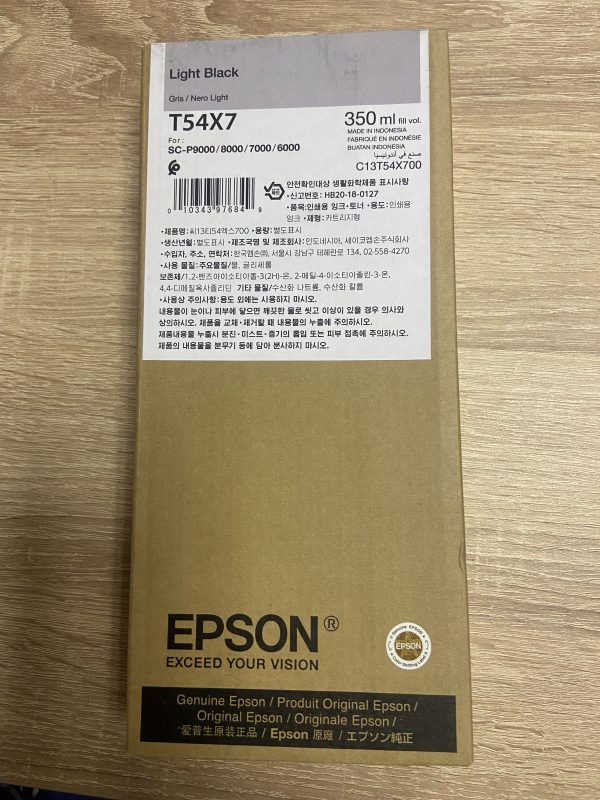 C13T54X700 Картридж EPSON T54X7 для SureColor SC-P6000 P7000 P8000 P9000 P9000V (Light Black) 350ml