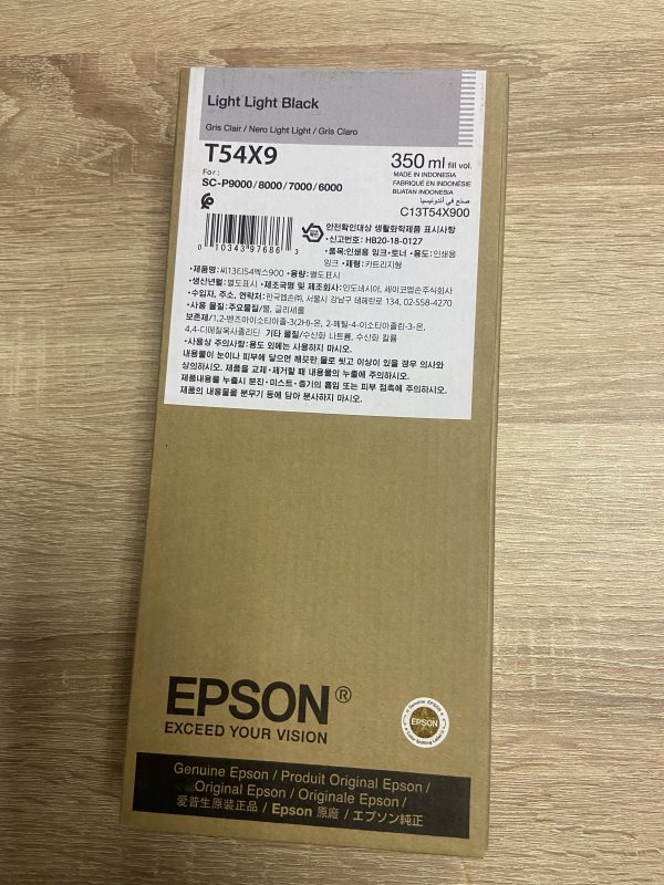 C13T54X900 Картридж EPSON T54X9 для SureColor SC-P6000 P7000 P8000 P9000 (Light Light Black) 350ml