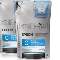 Чернила EPSON T7732 (1литр) для SC-B6000/B7000 (Cyan), 1 упаковка - 1000мл