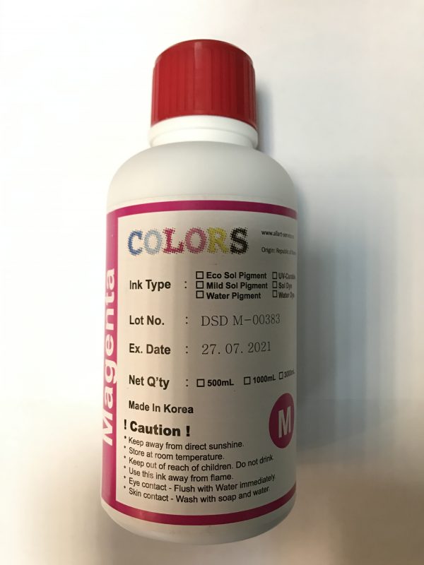 DSD-M-0.5L Сувенирные чернила Colors DSD, M (пурпурный), 0,5 л, Корея