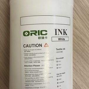 Чернила текстильные ORIC для DTF печати, White HD (Белый high density), 1л