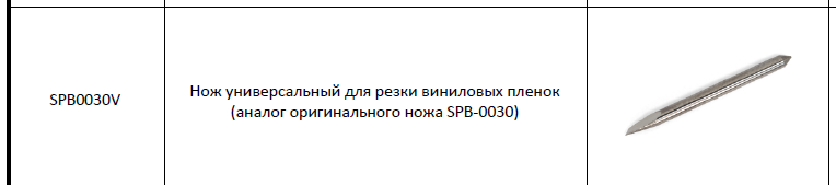SPB0030V Нож универсальный для резки виниловых пленок SPB0030V Нож универсальный для резки виниловых пленок