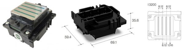 Печатающая головка EPSON i3200-E1 (для экосольвентных чернил)