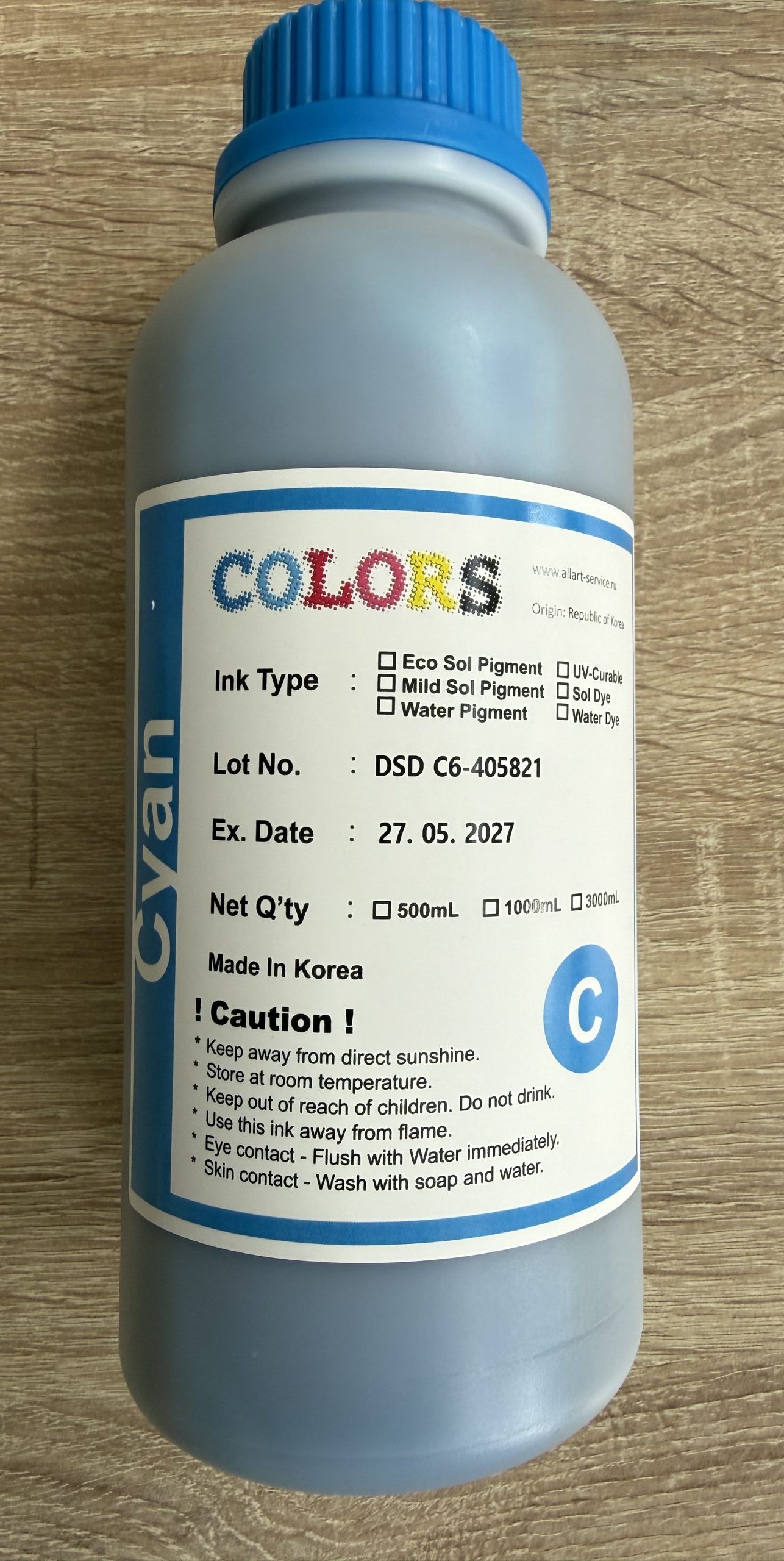 DSD-C-1.0 L Сувенирные чернила Colors DSD, C (голубой) 1.0 л, Корея DSD-C-1.0 L Сувенирные чернила Colors DSD, C (голубой) 1.0 л, Корея