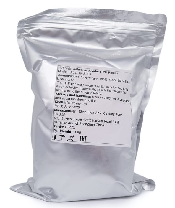 Клей порошковый ACC-TPU-002 для DTF печати, 1 кг
